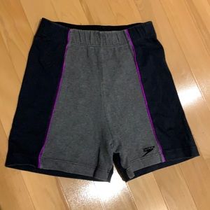 Speedo bike/workout shorts - size M
